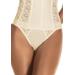 Plus Size Women's Seamless Thong by Dominique in Ivory (Size 3XL)