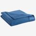 Micro Flannel® All Seasons Lightweight Sheet Blanket by Shavel Home Products in Smokey Mountain Blue (Size FL/QUE)