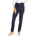 Plus Size Women's Comfort Curve Straight-Leg Jean by Woman Within in Indigo (Size 20 WP)