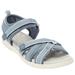 Women's The Annora Water Friendly Sandal by Comfortview in Denim (Size 9 1/2 M)