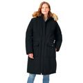 Plus Size Women's The Arctic Parka™ in Extra Long Length by Woman Within in Black (Size 38/40) Coat