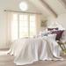 Florence Oversized Bedspread by BrylaneHome in Ecru (Size TWIN)