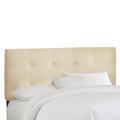 Roscoe Tufted Headboard by Skyline Furniture in Twill Natural (Size CALKNG)