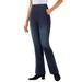 Plus Size Women's Bootcut Fineline Jean by Woman Within in Indigo Sanded (Size 22 WP)