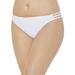 Plus Size Women's Triple String Swim Brief by Swimsuits For All in White (Size 20)