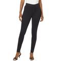 Plus Size Women's 360 Stretch Jegging by Denim 24/7 in Black (Size 14 W) Pull On Jeans Denim Legging