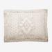 Georgia Chenille Sham by BrylaneHome in Ivory (Size STAND) Pillow