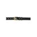 Men's Big & Tall Synthetic Leather Belt with Classic Stitch Edge by KingSize in Black Gold (Size 68/70)