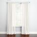 Wide Width BH Studio Sheer Voile Tab-Top Panel by BH Studio in Eggshell (Size 60" W 108"L) Window Curtain