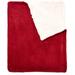 BH Studio Sherpa Microfleece Blanket by BH Studio in Garnet (Size KING)