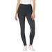 Plus Size Women's Stretch Cotton Printed Legging by Woman Within in Black Dot (Size 4X)