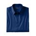 Men's Big & Tall KS Signature Wrinkle-Free Long-Sleeve Dress Shirt by KS Signature in Midnight Navy (Size 17 1/2 37/8)