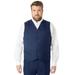 Men's Big & Tall KS Signature Easy Movement® 5-Button Suit Vest by KS Signature in Navy (Size 54)