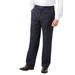 Men's Big & Tall Dockers® Signature Lux Flat Front Khakis by Dockers in Dockers Navy (Size 44 34)