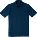 Men's Big & Tall Heavyweight Jersey Polo Shirt by KingSize in Navy (Size L)