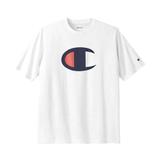 Men's Big & Tall Large Logo Tee by Champion® in White (Size 2XL)