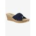 Women's Dinah Tuscany Sandal by Easy Street in Navy (Size 10 M)