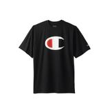 Men's Big & Tall Large Logo Tee by Champion® in Black (Size 2XLT)