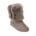 Women's The Shai Wide Calf Boot by Comfortview in Dark Taupe (Size 10 M)