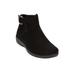 Women's The Cassie Bootie by Comfortview in Black (Size 10 1/2 M)