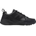 Men's New Balance® 608V5 Sneakers by New Balance in Black Leather (Size 16 EE)