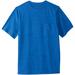 Men's Big & Tall Shrink-Less™ Lightweight Pocket Crewneck T-Shirt by KingSize in Royal Blue Heather (Size 6XL)