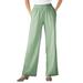 Plus Size Women's 7-Day Knit Wide-Leg Pant by Woman Within in Sage (Size 5X)