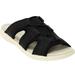 Extra Wide Width Women's The Alivia Water Friendly Slip On Sandal by Comfortview in Black (Size 9 1/2 WW)