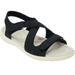 Women's The Anouk Sandal by Comfortview in Black (Size 9 1/2 M)