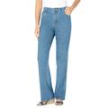 Plus Size Women's Bootcut Stretch Jean by Woman Within in Light Wash Sanded (Size 14 W)