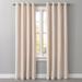 Wide Width BH Studio Velvet Grommet Panel by BH Studio in Ivory (Size 50" W 84" L) Window Curtain