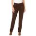 Plus Size Women's Stretch Corduroy Bootcut Jean by Woman Within in Chocolate (Size 36 W)