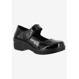 Extra Wide Width Women's Letsee Mary Jane by Easy Street in Black Patent (Size 8 WW)