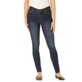 Plus Size Women's Comfort Curve Slim-Leg Jean by Woman Within in Dark Sanded Wash (Size 24 WP)