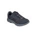 Wide Width Men's Skechers® Go Walk Lace-Up Sneakers by Skechers in Charcoal (Size 9 1/2 W)