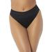 Plus Size Women's High Leg Swim Brief by Swimsuits For All in Black (Size 22)