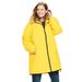 Plus Size Women's Hooded Slicker Raincoat by Woman Within in Primrose Yellow (Size 5X)