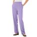 Plus Size Women's 7-Day Knit Straight Leg Pant by Woman Within in Soft Iris (Size 6X)
