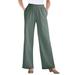 Plus Size Women's 7-Day Knit Wide-Leg Pant by Woman Within in Pine (Size 2X)