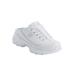 Women's The D'Lites Bright Sky Slip-On by Skechers in White Medium (Size 8 M)