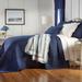 Florence Oversized Bedspread by BrylaneHome in Navy (Size QUEEN)