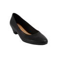 Wide Width Women's The Vida Slip On Pump by Comfortview in Black (Size 8 W)