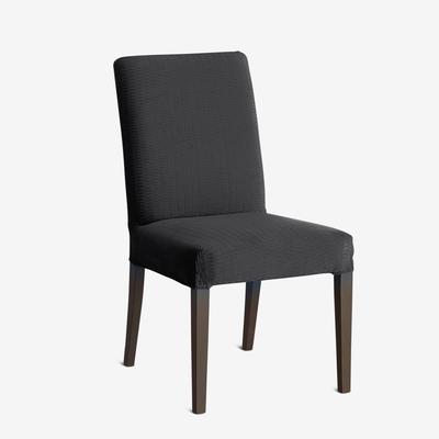 BH Studio Brighton Stretch Dining Room Chair Slipcover by BH Studio in Charcoal