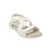 Wide Width Women's The Anouk Sandal by Comfortview in White (Size 11 W)