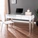 Darien Mirrored Desk by SEI Furniture in Silver