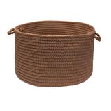 Simply Home Solid Basket by Colonial Mills in Cashew (Size 24X24X14)