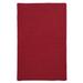 Simple Home Solid Rug by Colonial Mills in Sangria (Size 5'W X 8'L)