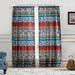 Wide Width Vista Curtain Panel Pair by Barefoot Bungalow in Multi (Size 84" W 84" L)