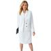 Plus Size Women's 2-Piece Stretch Crepe Single-Breasted Jacket Dress by Jessica London in White (Size 14 W) Suit