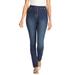 Plus Size Women's Stretch Slim Jean by Woman Within in Midnight Sanded (Size 28 W)